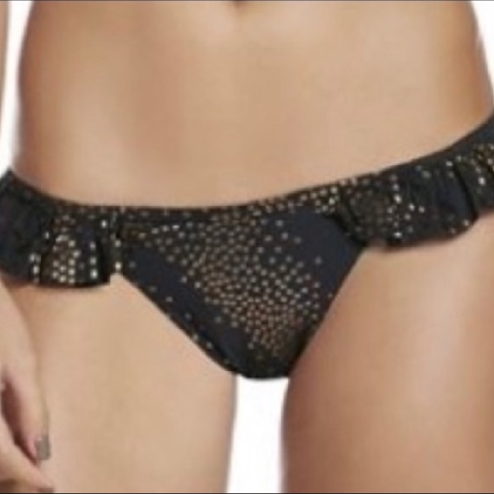 Anthropology PilyQ City of Stars Ruffle Bikini Btm